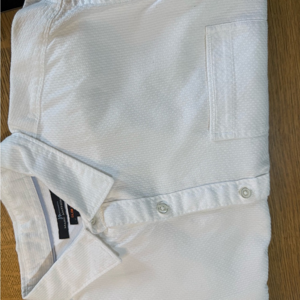 Marc Anthony Ivory Slim Fit Shirt